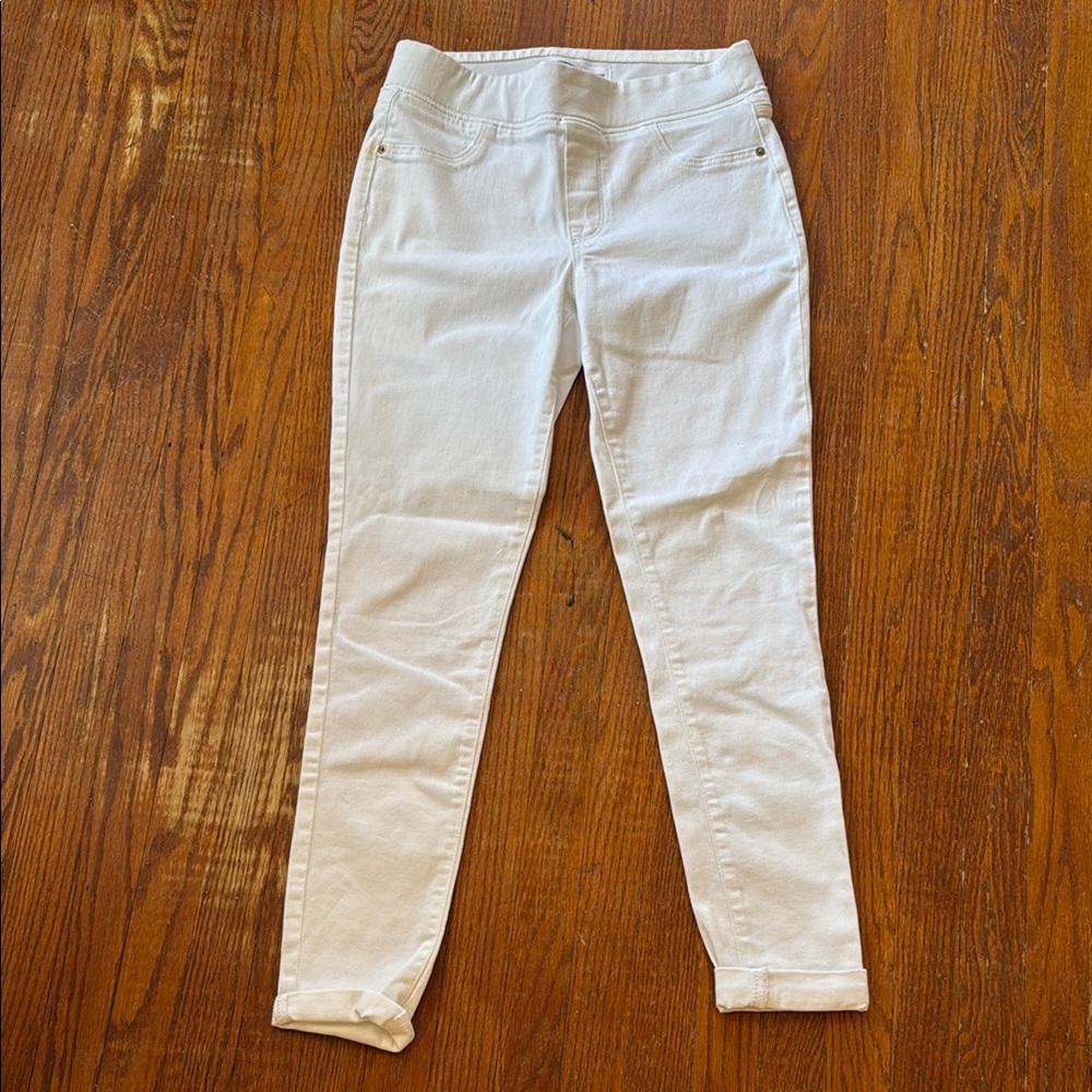 Women's White Skinny Jegging Jeans 4